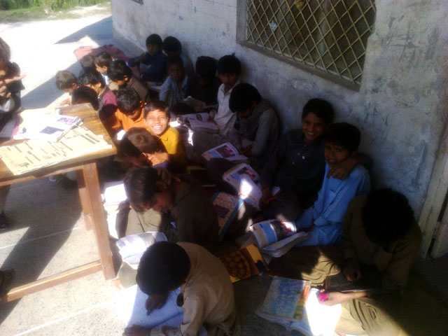 School children